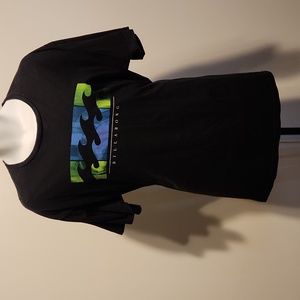 Billabong wave art black xl tshirt